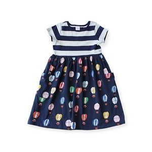 Hanna Andersson Mixie Hot Air Balloon Dress Size 8